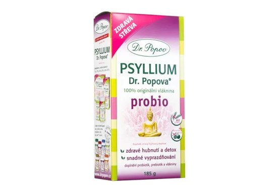 Dr.Popov Vláknina Psyllium PROBIO 185 g